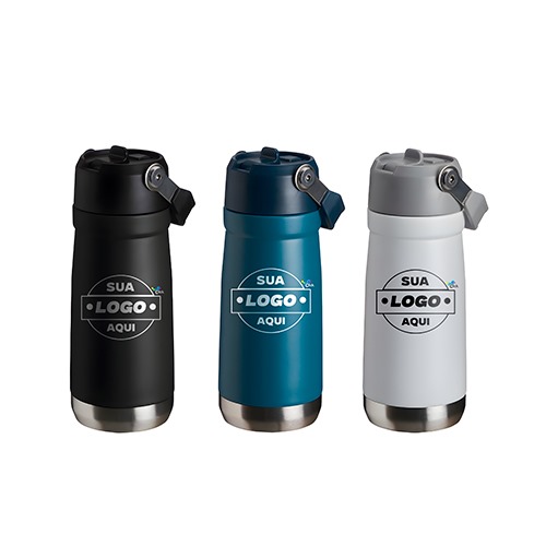 Squeeze Térmica Bico de Flip 500ml personalizado. 